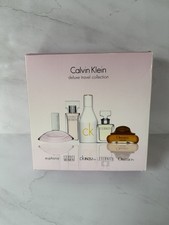 Calvin Klein Mini Perfume Set Deluxe Travel Collection New Rare Miniature
