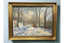 Danish Oil Painting of a