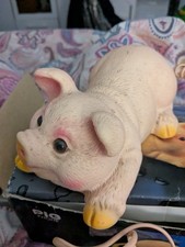 1980s vintage pig push button - 1980s,