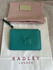 Radley Puffy Radley Leather Small Travel Card, Coin, Card Purse Dust Bag BNWT