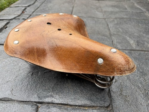 Classic look leather bicycle - classic,