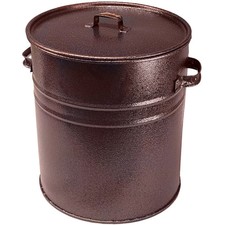 Metal ash bucket fireside - bucket,