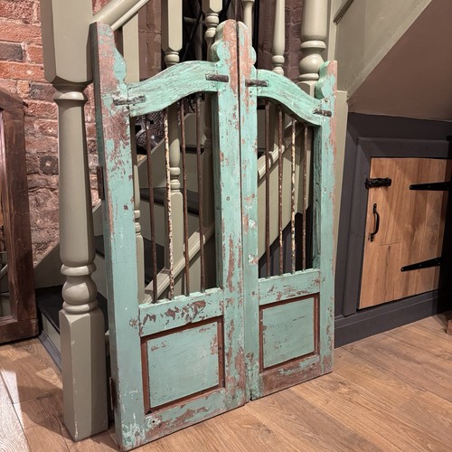 Pair vintage wooden gates - of,
