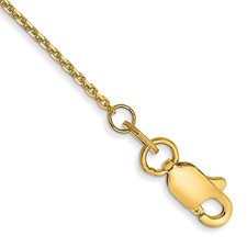 14k Yellow Gold 9 inch .95mm
