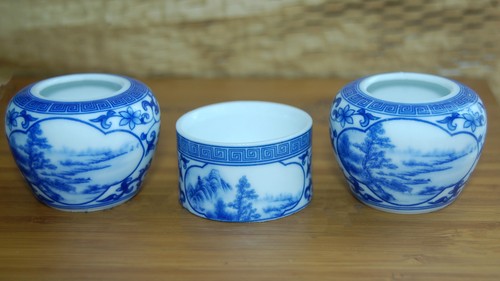 Blue white porcelain - blue,