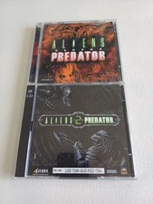 Aliens Versus Predator 1 & 2 PC CD. Sierra. 20 Cent Fox. 1998, 2000. Vtg. 