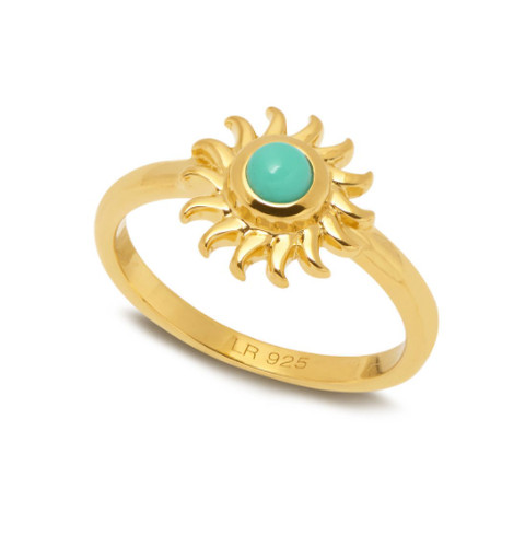 Lola rose sun pendant ring - rose,