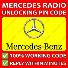 ✅MERCEDES UNLOCKING RADIO