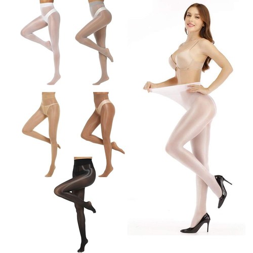 Shimmer tights full foot - foot, shiny