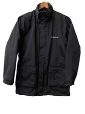 Bering Mens Armoured Textile Motorcycle Jacket Black Size Large