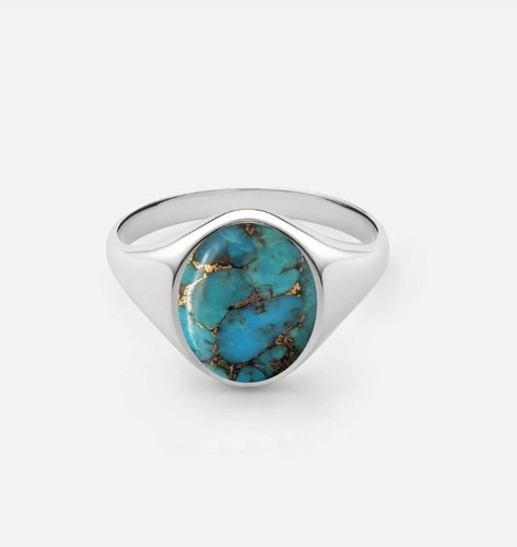 Garnet red men ring - garnet, in