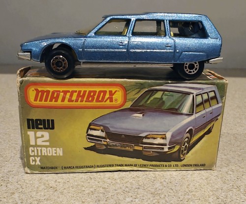 Matchbox citroen blue - citroen,