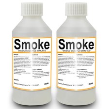 2x ECO 250ml Fluid White Smoke