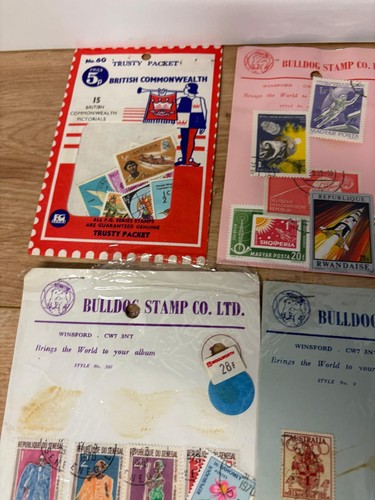 Vintage stamp packets lot - vintage,
