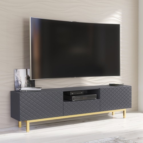 Stand 180cm grey matt - tv,