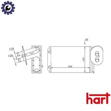 HEAT EXCHANGER INTERIOR HEATING 602 201 FOR VW CALIFORNIA/T4/Camper AAC 2.0L