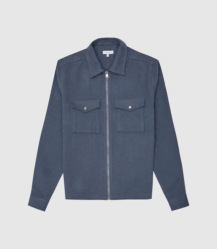 Reiss vice cotton overshirt - reiss,
