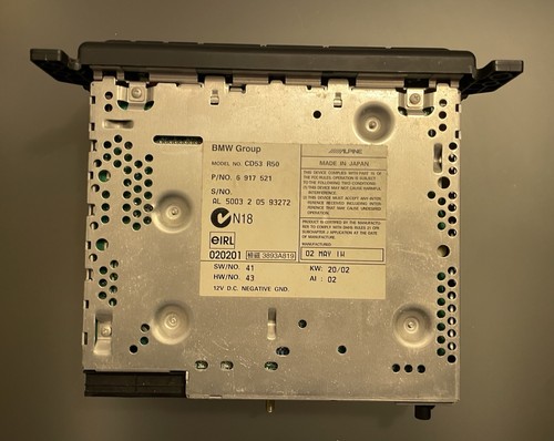 Alpine cd53 radio r50 - r50, mini