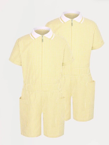 Piece gingham girls - gingham,