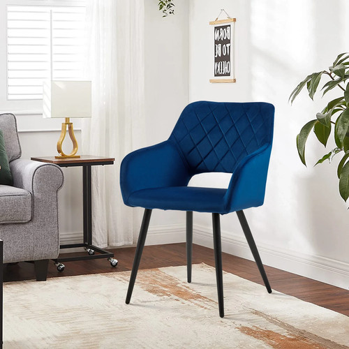 Kieran velvet dining chairs - velvet,