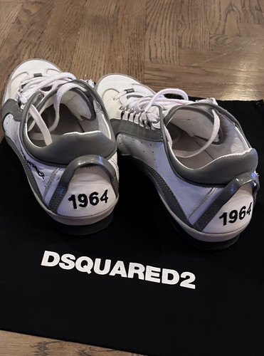 Dsquared2 551 leather sneakers - dsquared2,