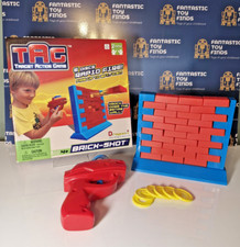 Target Action Game - Brick-Shot with 6 discs & wall by Dragon-i Toys - Complete