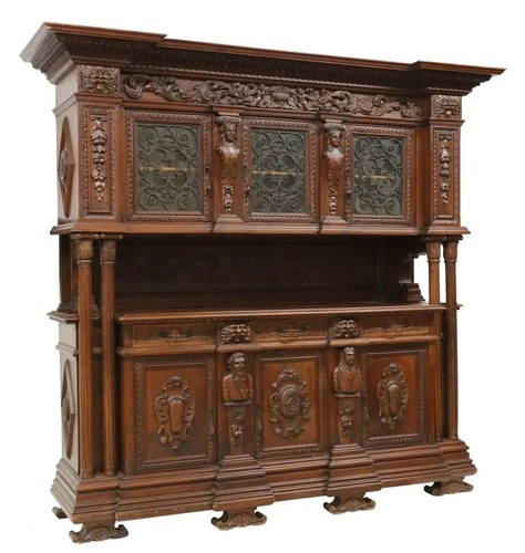 Antique sideboard monumental - sideboard,,