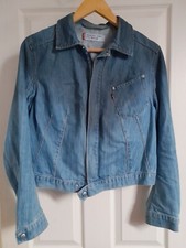 Levis Red Tab Engineered Jeans Blue Denim Jacket Sz M