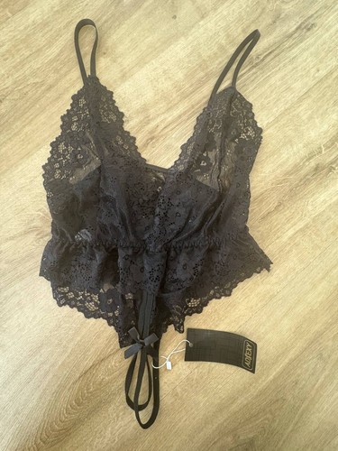Adisexy black lace - black, teddy