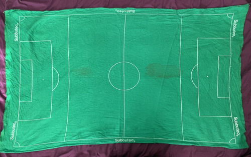 Subbuteo cloth playing pitch - subbuteo,