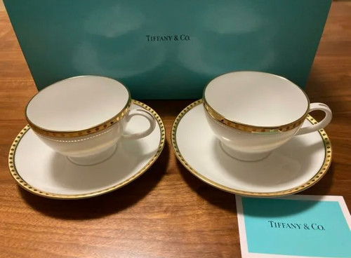 Tiffany gold band pair - gold,