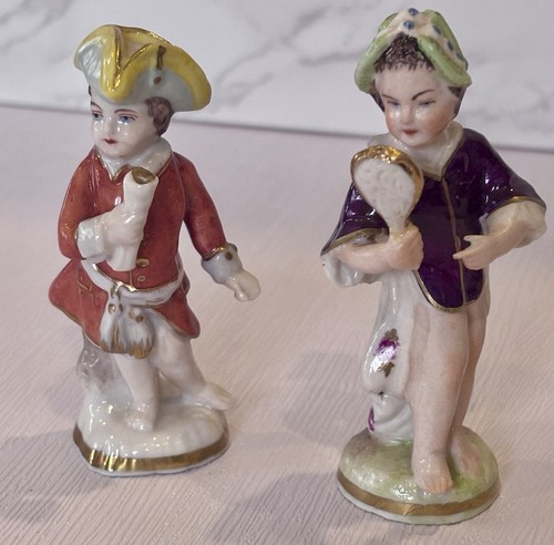 Pair vintage 1950s dresden - 1950s,