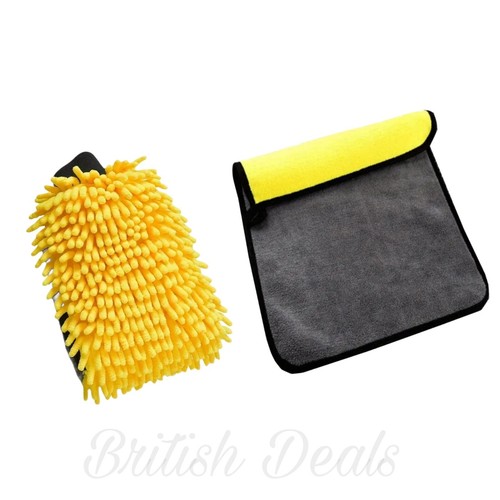 Microfiber car wash - microfiber, glove