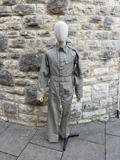 British Army RAF Lightweight Stone Coveralls Genuine Issue Overalls Mechanics