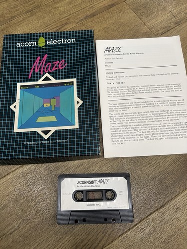 Acorn electron software maze - acorn, software,