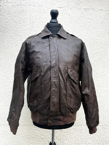 Vintage brown leather - leather, a2