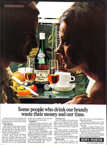 Advert for remy martin fine - for,