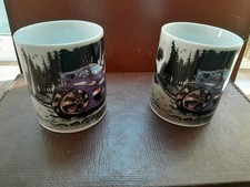 Speed Freaks Collectible Pair Of  Mugs WRC 1 Subaru Impreza.