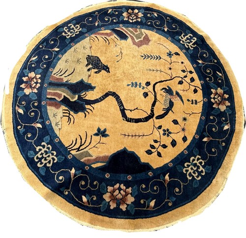 Rare antique round art - a,