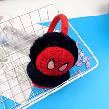 Kids Boys Girls Spiderman Batman Earmuffs Warm Winter Ear Warmers Cartoon Gift