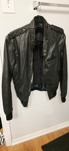 Vintage black leather - vintage,