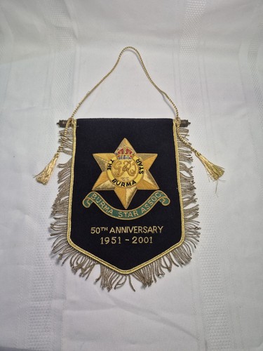 Burma star association 50th - star,