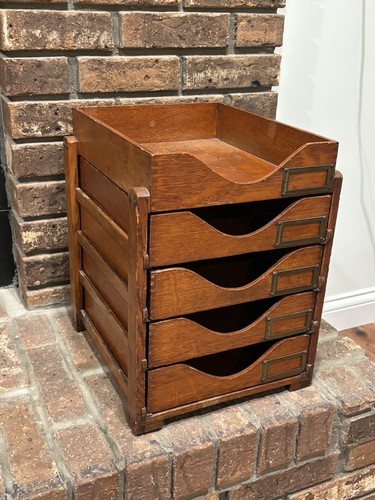 Antique globe wernicke oak - antique,