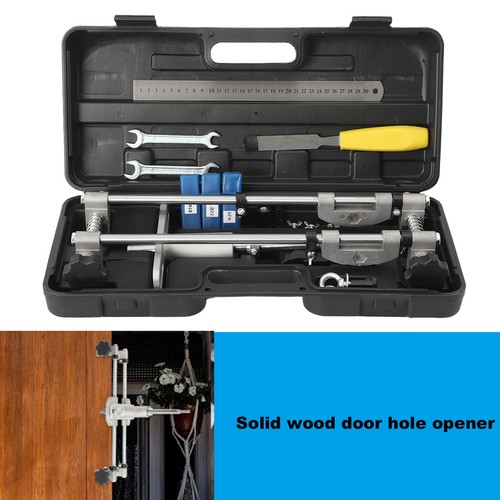 Solid wood door - lock, hole