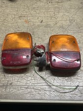 Pair Of Bedford Classic TK Military FV Tractor Lorry Side Light Indicator Lamps.