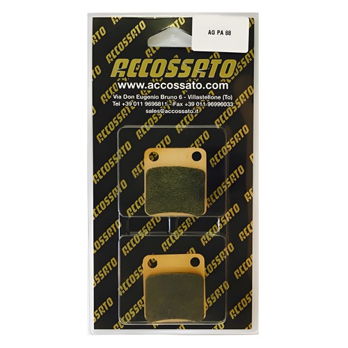 Front recessed brake pads for - front,