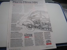 Brief profile of 1948 Morris Minor MM