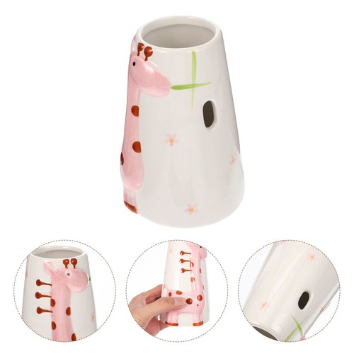Reusable pink ceramic pet cage - reusable,