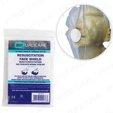3 x CPR RESUSCITATION FACE MASK SHIELD Mouth To Mouth Emergency First Aid Refill