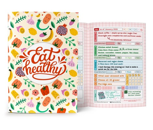 Food diary a5planner diet - diary,